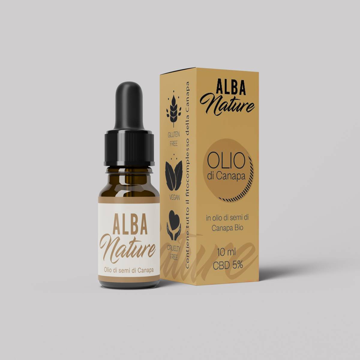 Alba Nature Olio CBD - Vendita Olio di Canapa Naturale 5%